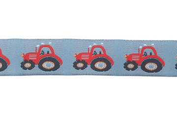 Webband "Traktor", grau, 0,5 m